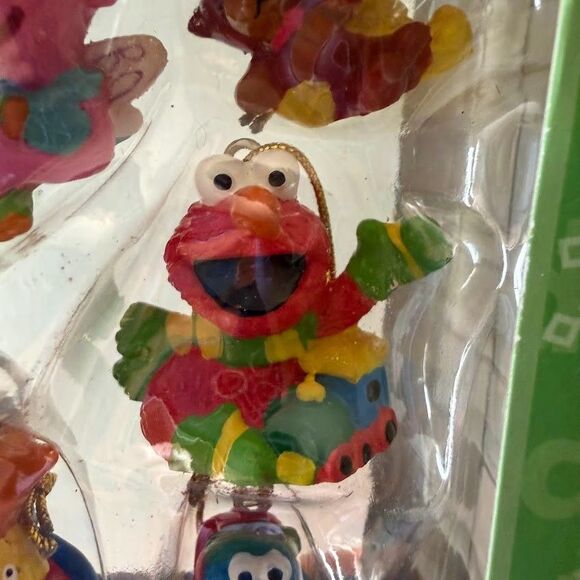 Kurt S Adler 5 Piece Sesame Street Mini Christmas Ornament Set, NIB - Picture 5 of 11